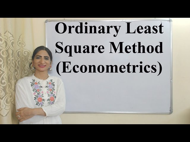 Ordinary Least Square Method (Econometrics)
