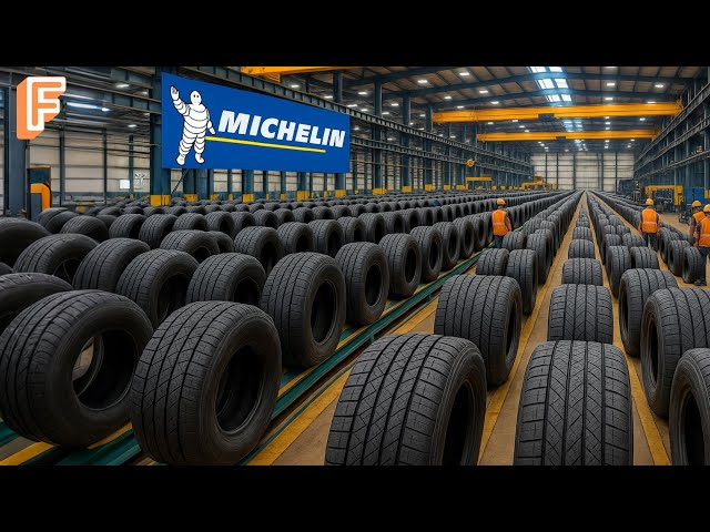 How Car Tires Are Made Inside Michelin’s Massive Production Line