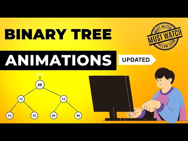 Binary Tree Animations | Data Structure | Visual How