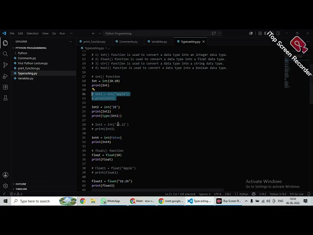 Python New Batch: Input(), Escape Sequence Characters in Python