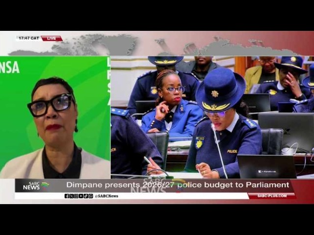 SAPS management presents budget to Parliament: Dereleen James weighs in