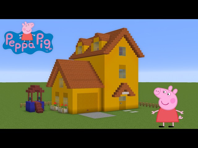 How to Build Peppa Pigs *New* House in Minecraft | Step-By-Step Tutorial Peppa Pig"