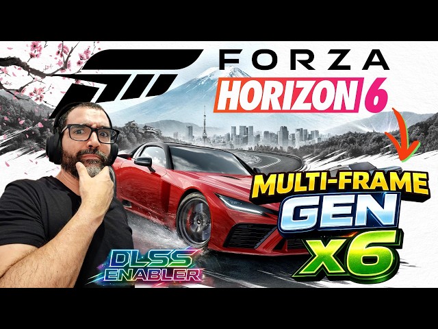 Forza Horizon 6 and the MOD for Multi Frame Generation x6