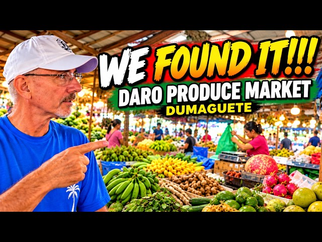 🔎 We Found It!! -  Daro Produce Market 🥬🍌 | Dumaguete Philippines 🇵🇭