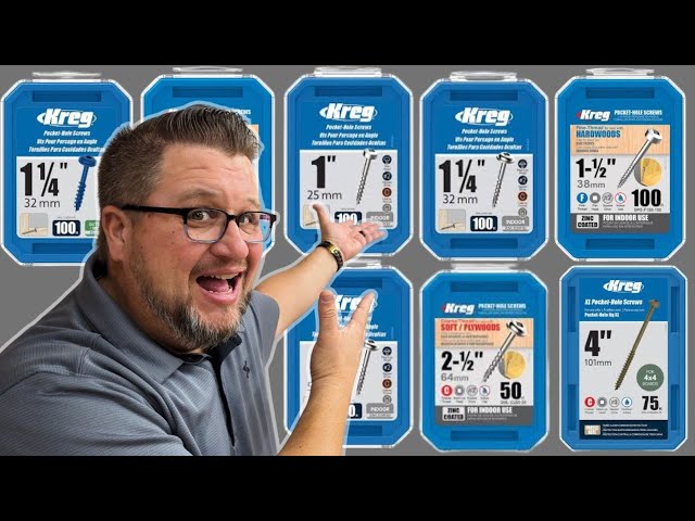 Everything you need to know about pocket screws!