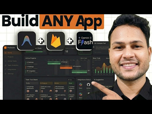 How To Build Full Stack Apps for FREE (Antigravity, No Code) | Masterclass DAY 3