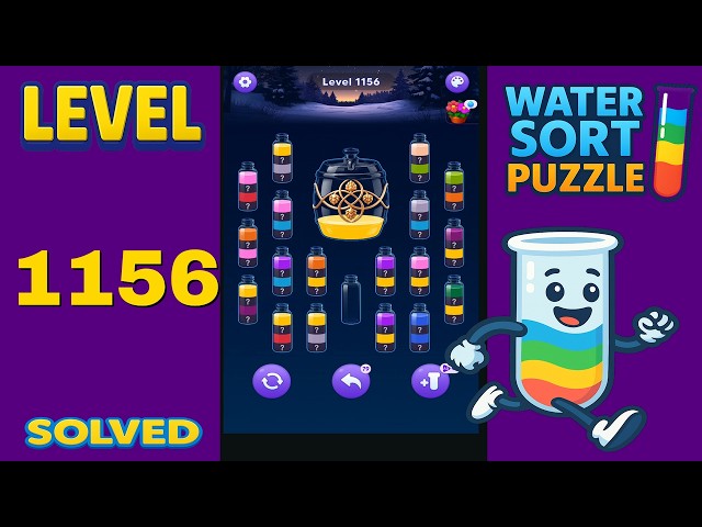 Water Sort – Level 1156 | Walkthrough Solution