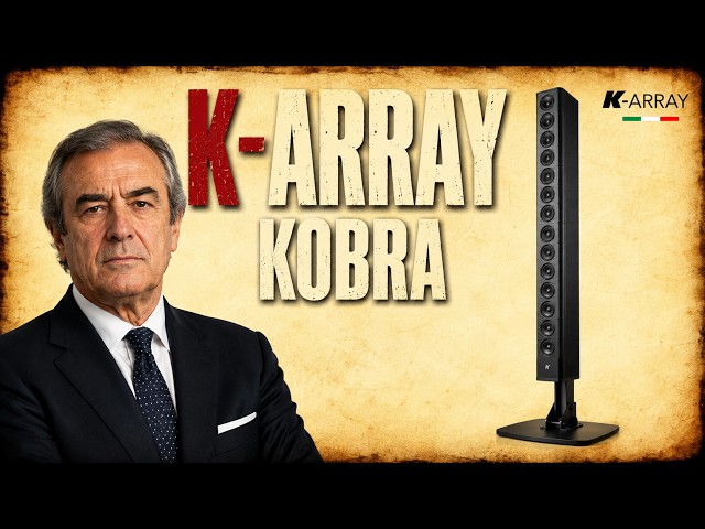 Dentro K-array Kobra: il line array italiano che ha rivoluzionato l’audio professionale