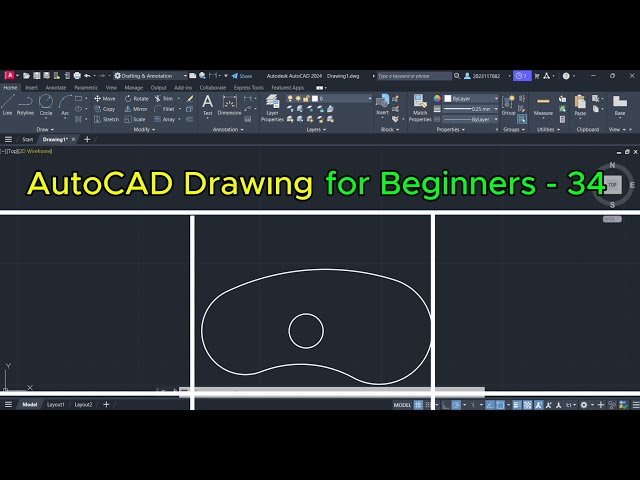 AutoCAD Tutorial for Beginners - 34
