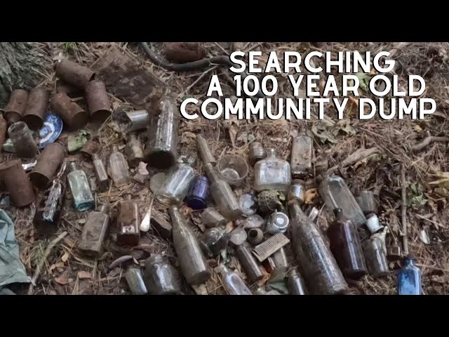 Digging A 100 Year Old Dump for Valuable Bottles And Relics