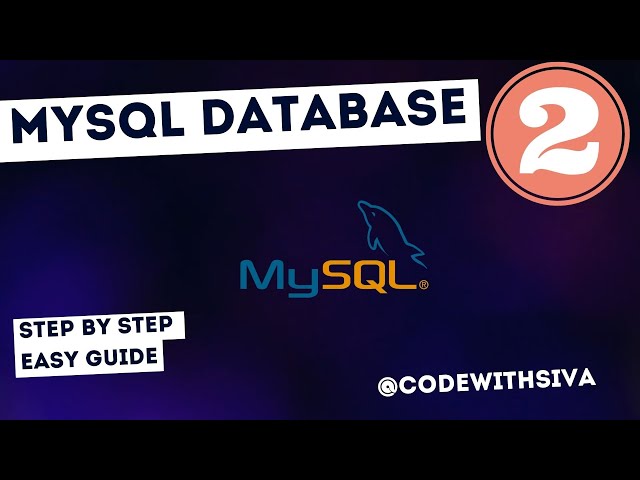 MySQL for beginners in Tamil || SQL History || SQL #mysql #database #codewithsiva