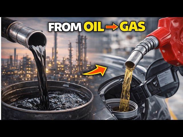 How Gasoline Is Made From Crude Oil | Step by Step Refinery Process
