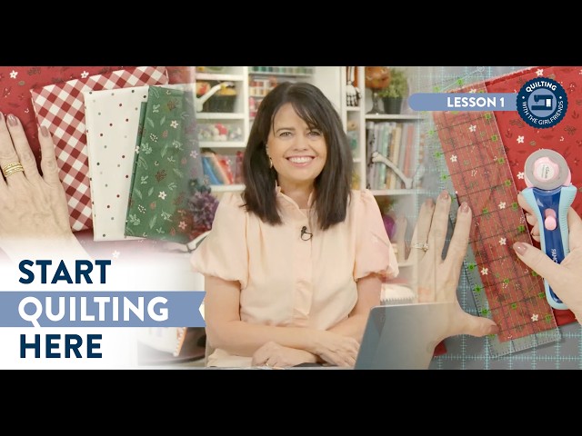 Intro to Quilting Day 1: How to Cut Fabric for Quilting | Beginner Quilting