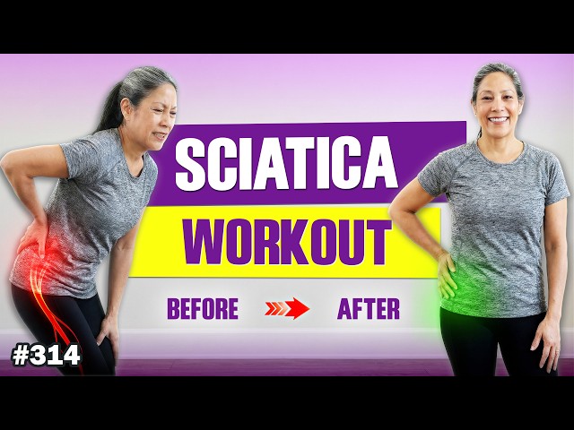Sciatica Pain Relief Workout! Exercise to Calm the Pain