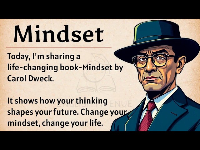 Mindset Book Summary in Easy English  Graded Reader 🔥   Level 2  English Listening Practice ✅️