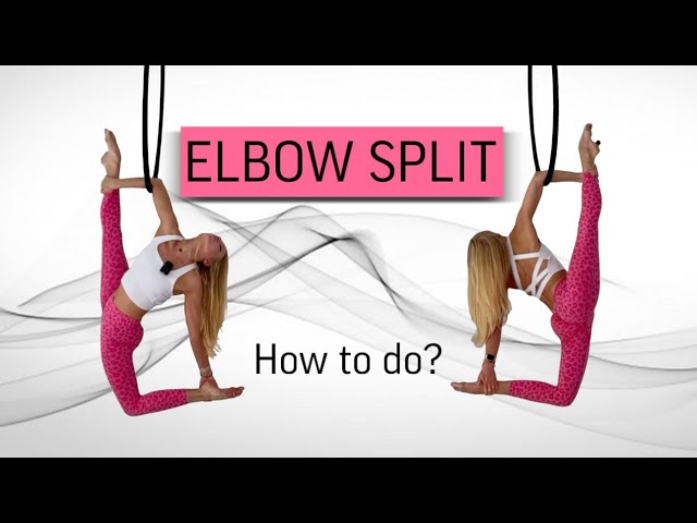 Elbow Split on Aerial Hoop - Step-by-Step Tutorial