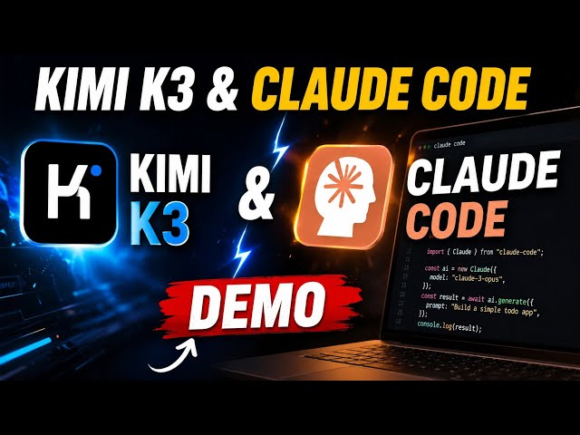 Kimi K3 & Claude Code Demo