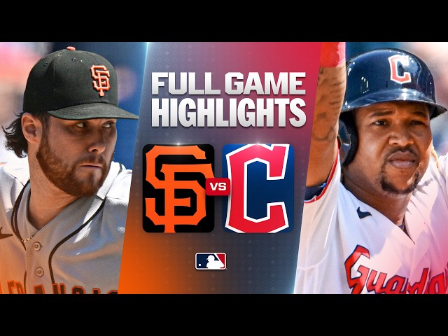 GIANTS vs. GUARDIANS: Official Full Game Highlights (August 20) | 2026 MLB Season