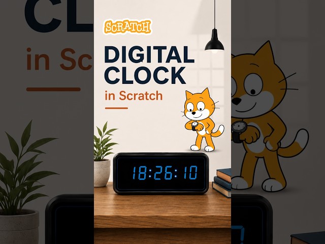 Digital Clock | Scratch Ideas for You