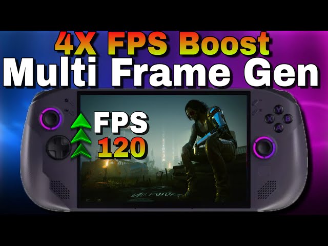 Multi Frame Generation Runs Perfect On Legion Go S | Boost FPS 2x 3X Or 4X Steam OS
