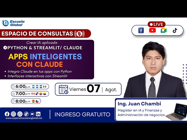 DEVELOP INTELLIGENT APPS WITH CLAUDE, PYTHON, AND STREAMLIT