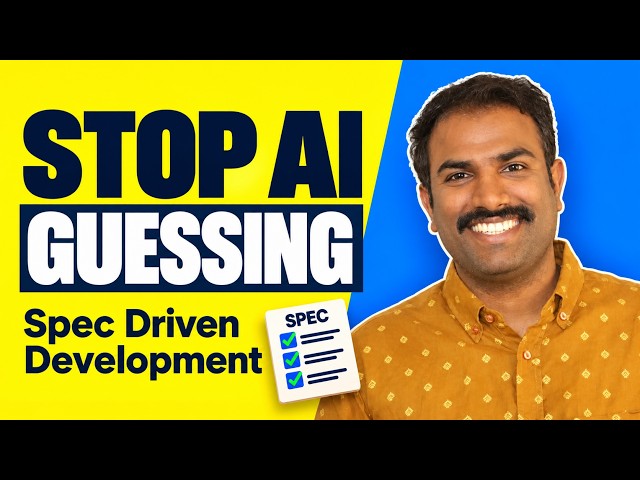 Spec Driven Development with Claude | Stop AI Guessing