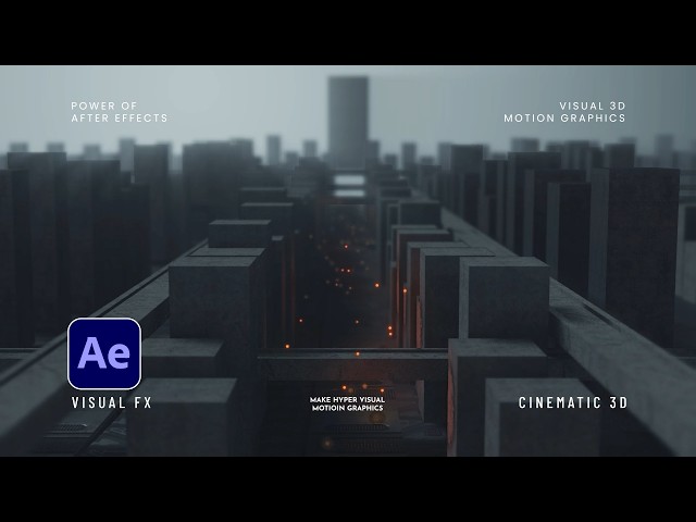 Create Hyper-Cinematic 3D Motion Graphics in After Effects