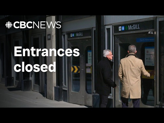 STM closes 3 Metro station entrances, citing safety and drug use issues
