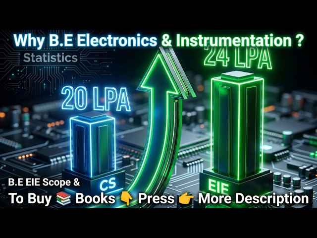 B.E Electronics and Instrumentation Engineering Scope, Salary Career Path 2026 ! Books 👇 Description