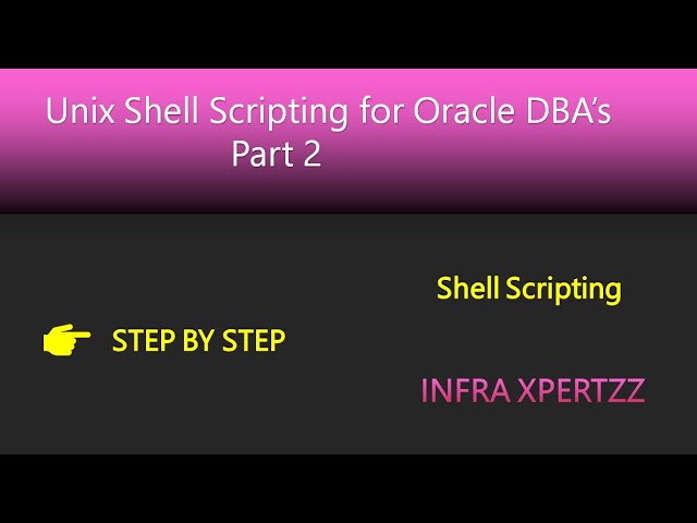 Shell scripting tutorial for Beginners - Part 2