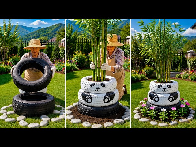 DIY Tire Planter Ideas Turn Your Backyard Into a Dream Garden