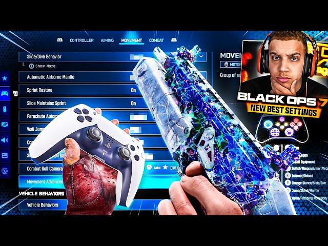 New BEST WARZONE SETTINGS! (BO7 Movement, Aim + Controller Settings)