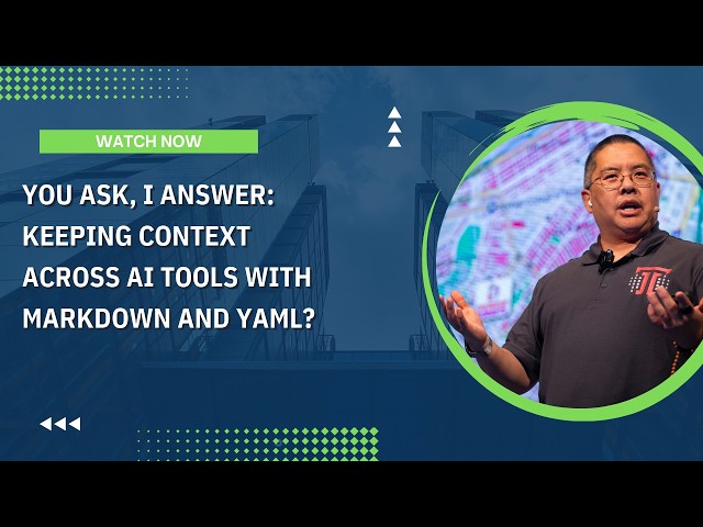 You Ask, I Answer: Keeping Context Across AI Tools With Markdown and YAML?