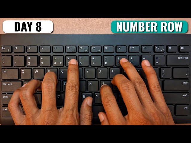 English Typing Course - DAY 8 | Free Typing Lessons | Touch Typing Course | Tech Avi