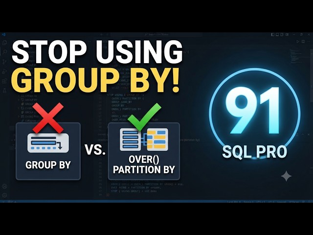 Day 91 SQL Pro Masterclass: Master OVER, PARTITION BY, and the Frame Trap
