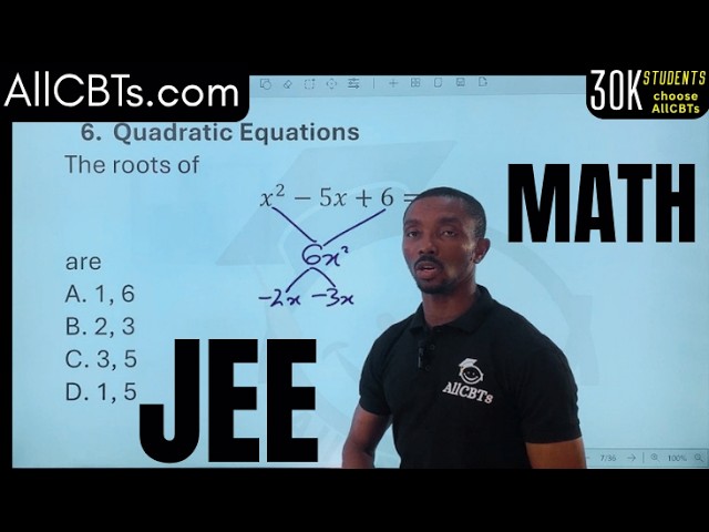 35 LIKELY JEE MATHEMATICS QUESTIONS & ANSWERS 2026 🔥 | JEE Main Maths | Part 1