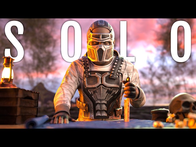 SOLO Taking on HUGE SNOW CLANS on FORCE WIPE - Rust Movie