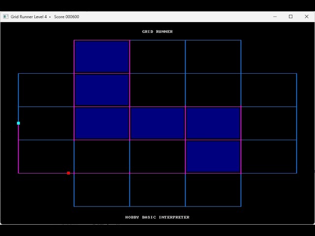 Grid Runner - Hobby BASIC