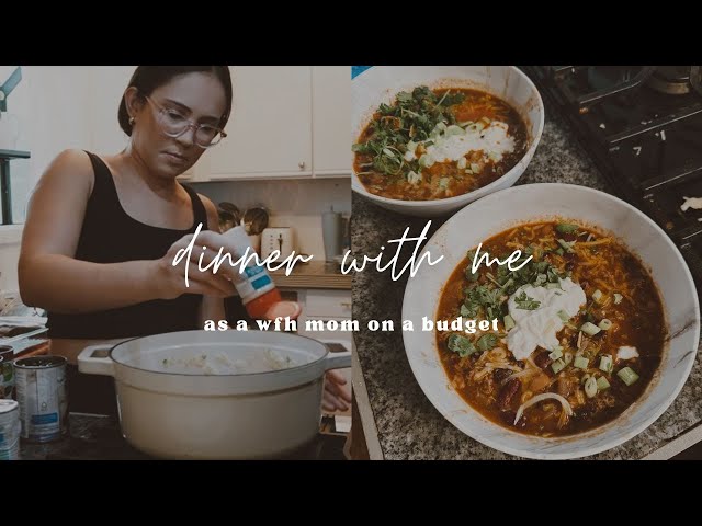 make dinner with me | wfh mom on a budget