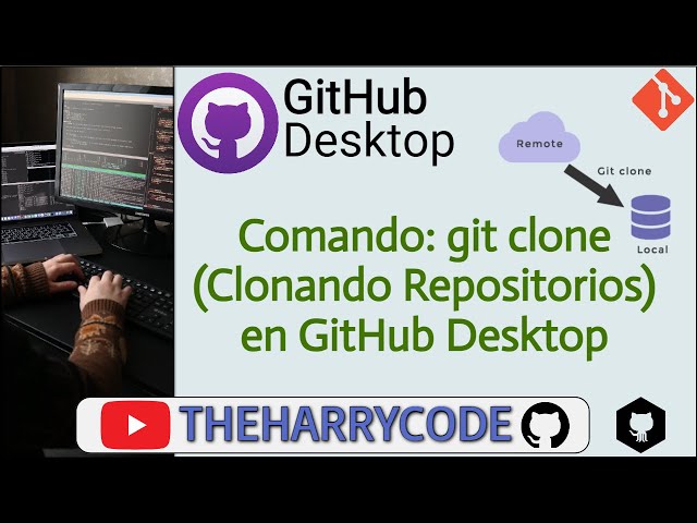 Curso Git - GitHub Desktop | Comando: git clone (Clonación de Repositorios) en GitHub Desktop