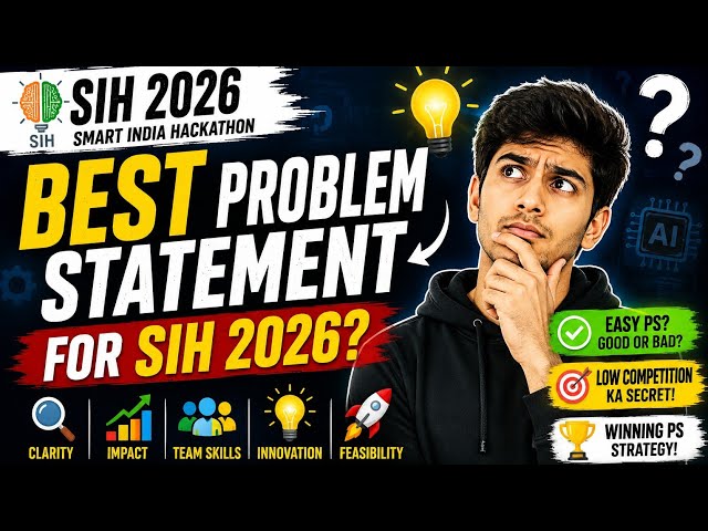 Before Choosing Any SIH 2026 Problem Statement, Do This! 🔥 #sih2026 #sih #problem 