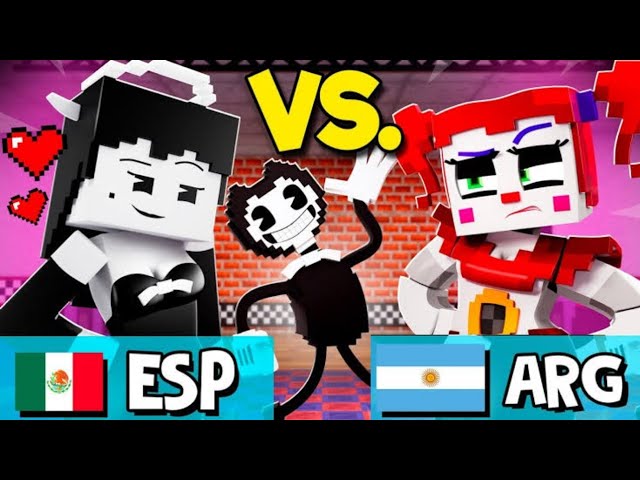 ZAM FNAF VS BENDY||COMPARACION DE DOBLAJE NEUTRO VS ARGENTINO