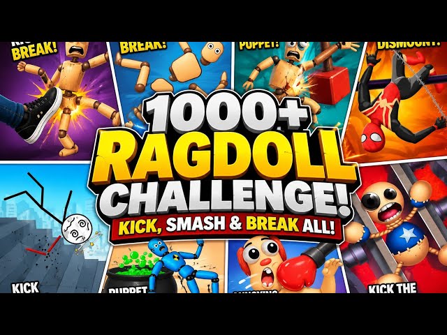 🔥Kick&Break, Ragdoll Break, Kick Loser, Annoying Uncle, Smash Puppet, Kick The Buddy