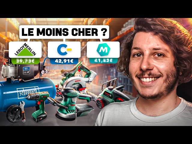 OUTILLAGE - QUI EST LE MOINS CHER ? (Leroy Merlin / ManoMano / Castorama / etc)