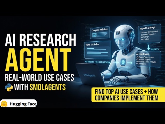 #23 Build an AI Research Code Agent with Smolagents | Real-World AI Use Cases