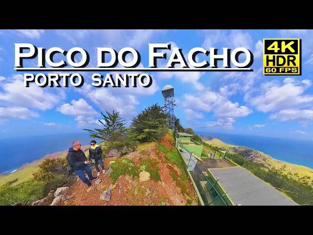 Pico do Facho: The Highest Peak of Porto Santo 🇵🇹 | 4K60fps HDR (UHD) Hiking Tour 💖 Best Viewpoint 👀