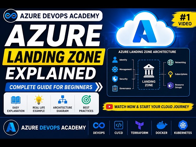 Azure Landing Zone Tutorial for Beginners | Part 1 | Azure DevOps Academy