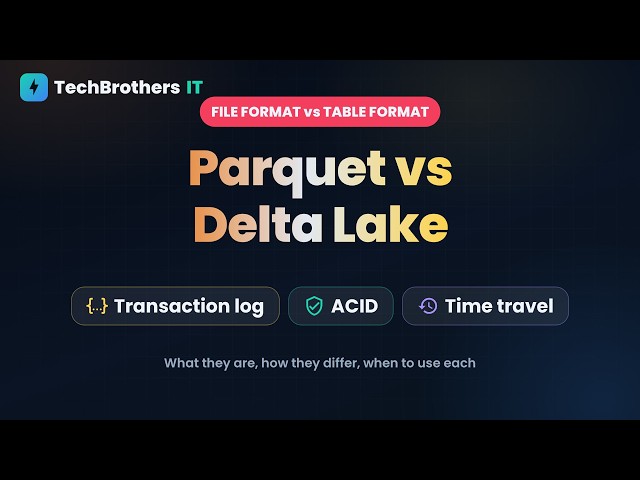 The Real Difference Between Parquet and Delta Lake (Transaction Log, ACID, Time Travel)
