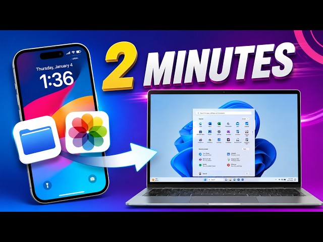 How to Transfer Photos from iPhone to Windows!
