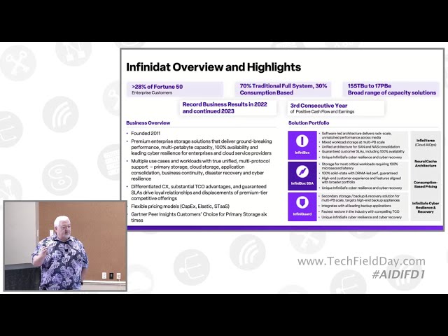 Enterprise Storage with High Performance and Unmatched Customer Support from Infinidat